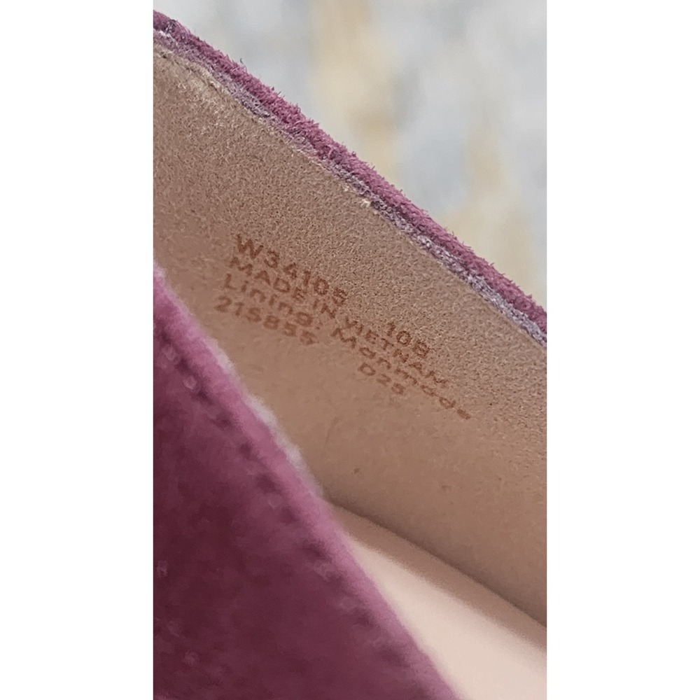 $190 Cole Haan Women's  Carlotta Black Garnet Suede Pump Size 10 B W34105 - Picture 4 of 10